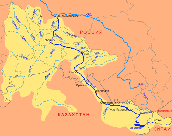 Бассейн реки Иртыш