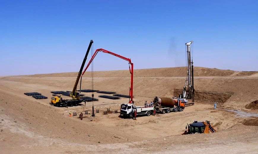 Готовность второй очереди канала Кош-Тепа достигла 98%