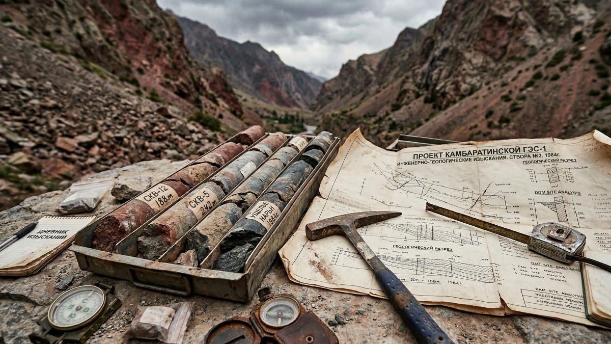 Проект Камбар-Атинской ГЭС-1 требует новых геологических изысканий Проект Камбар-Атинской ГЭС-1 требует новых геологических изысканий