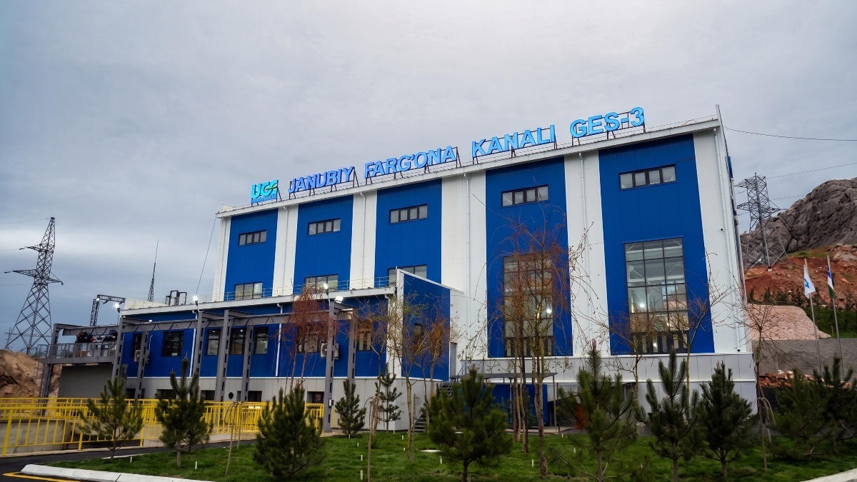На Южном Ферганском канале завершается строительство малой ГЭС